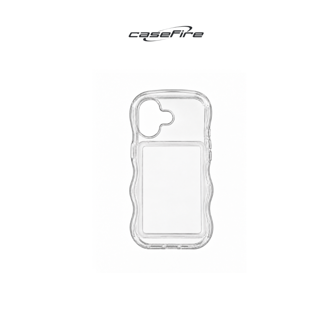 【なみなみケース】iPhone Case with Card Pocket